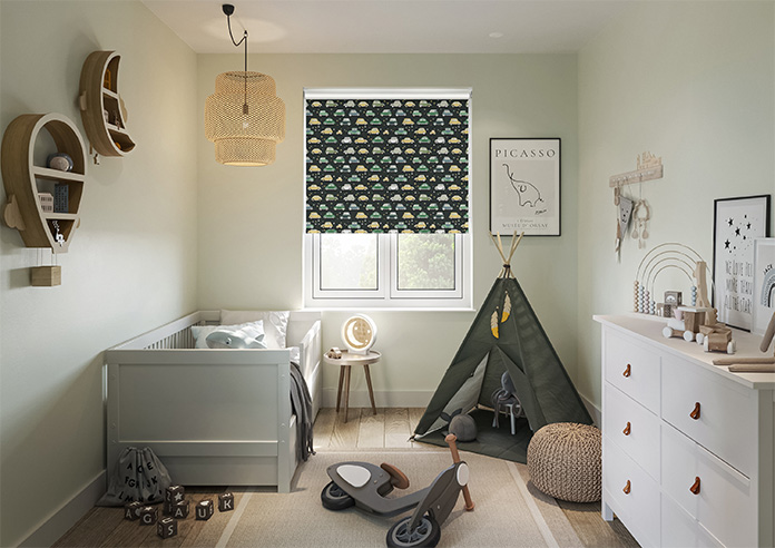 Roadtrip, Forest Green - Twist&Fit Roller Blind - Image 8
